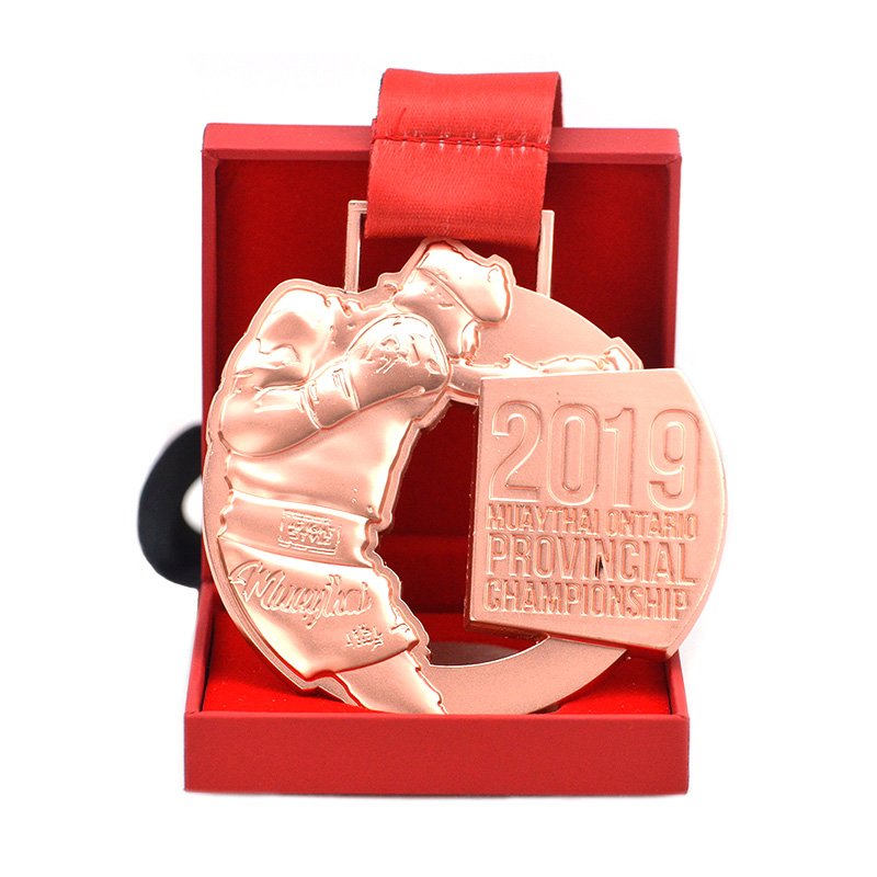 Custom Box Medal Metal Plated Copper Bulk Sports Medals