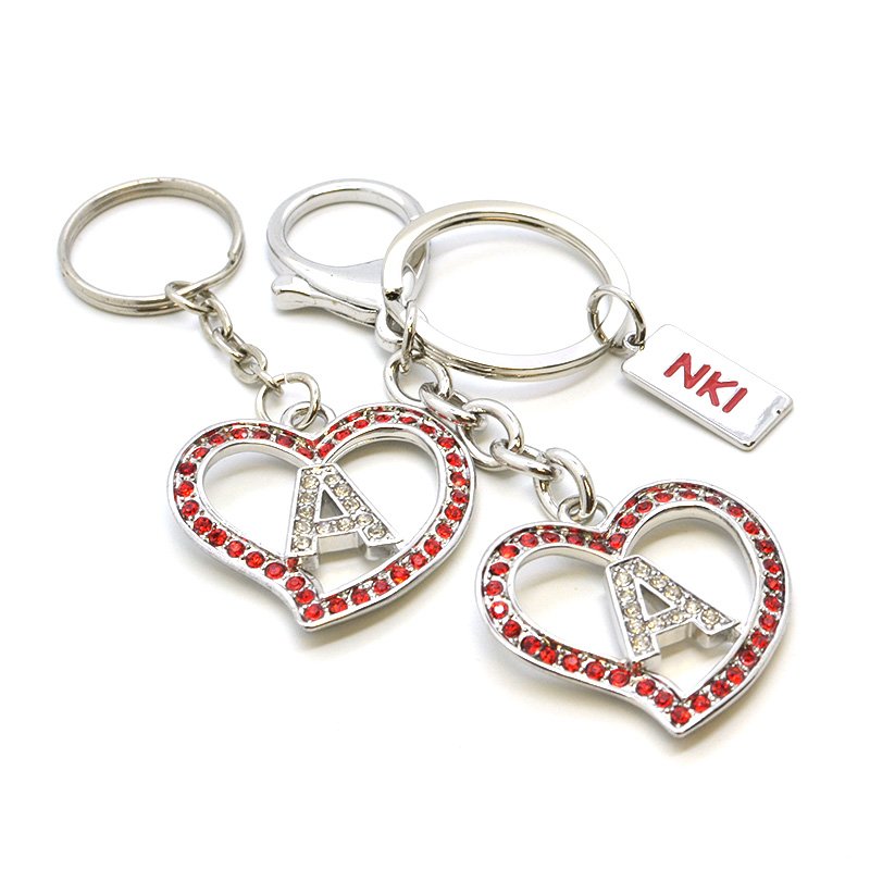 Oem Odm Korean Keychain Custom Metal Jewelry Key Chain Rings