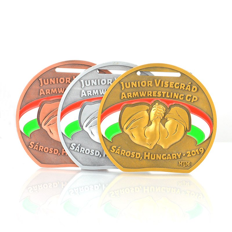 Wholesale Golf Medal Custom Gold Copper Sports Metal Medals