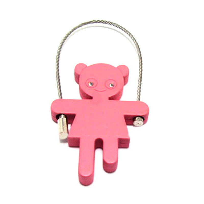 Custom Keychain Names Wholesale Metal Bear Key Chain Ring