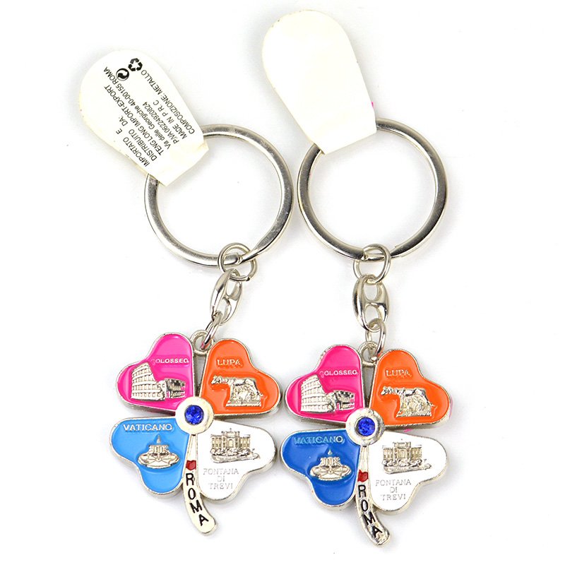 Cheap Keychain Bag Printed Souvenir Custom Logo Key Chain