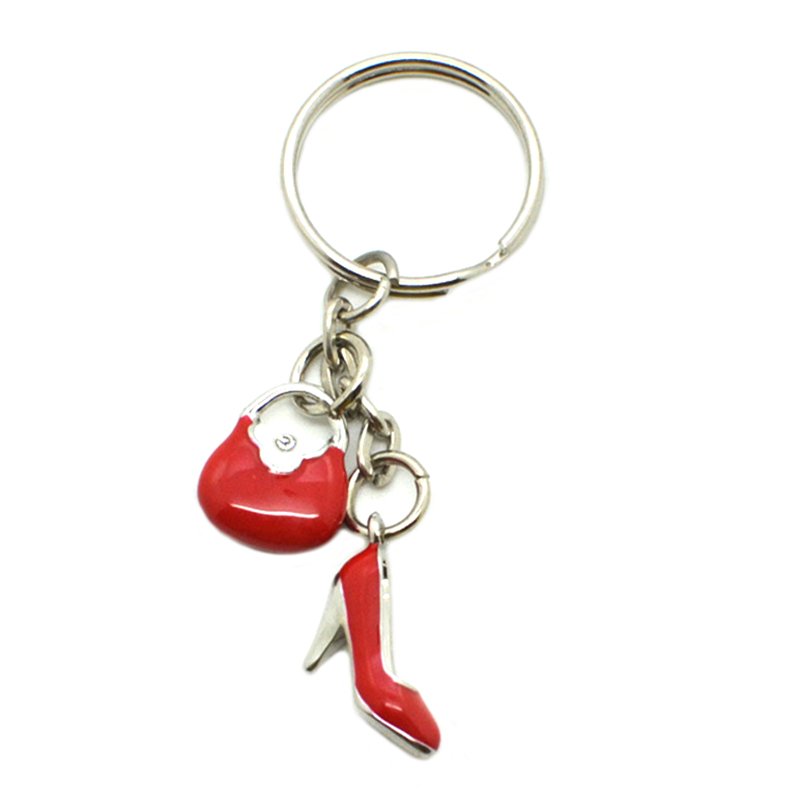 Souvenir Dangling Keychain Custom Logo Metal Diy Key Chains