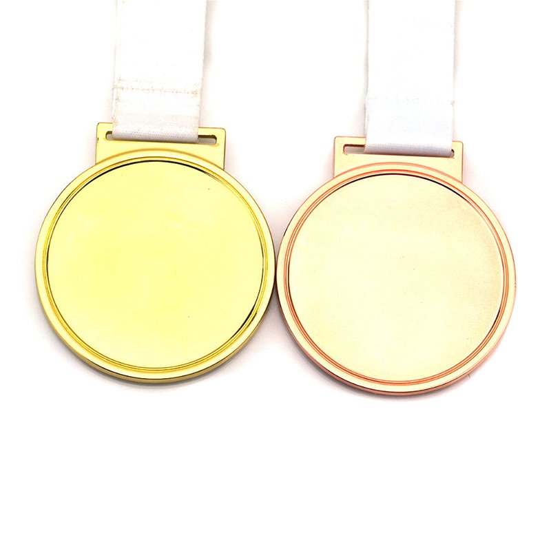 Promotional Gifts Custom Metal Plated Gold Blank Medal