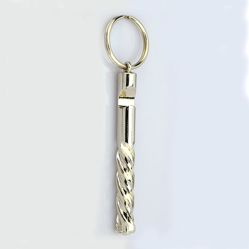 Custom Bottle Opener Keychain Metal Plated Silver Openers