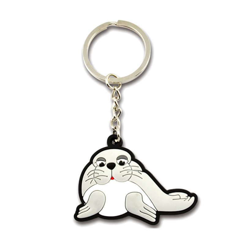 Keychain Animal Custom Bulk Pvc Key Chain Rubber Keyrings