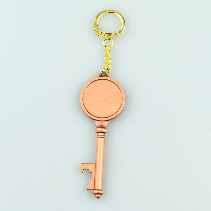 Metal Jamaica Keychain Custom Key Shaped Keyring Key Chain