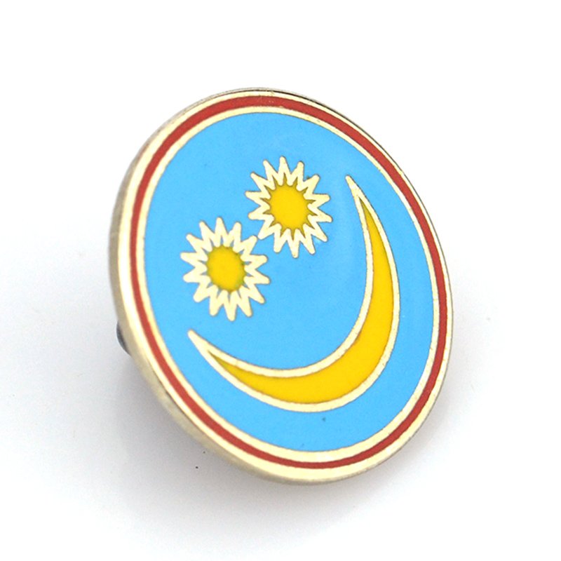 Wholesale Sun Lapel Pin Badge Metal Custom Bulk Enamel Pin