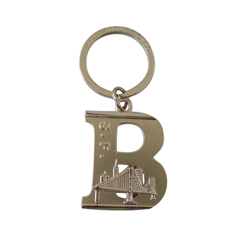 Supplier Welding Metal Keychain Custom Metal Letter Key Chains