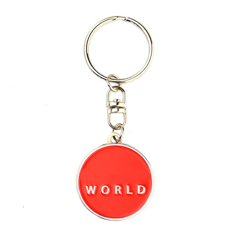 Wholesale Magnet Keychain Custom Metal Trolley Coin Key Chains