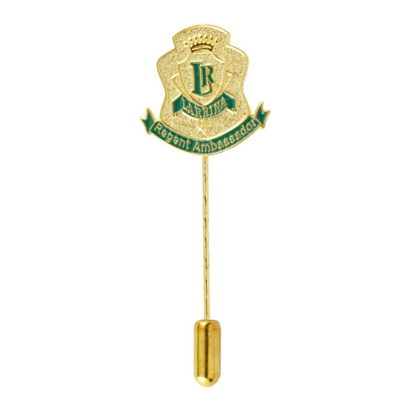 Custom Needle And Pin Metal Gold Enamel Lapel Pin For Men