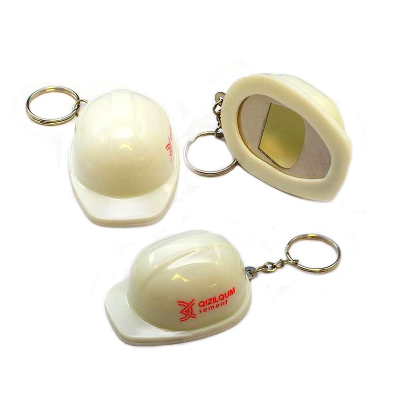 Wholesale Keychain Safety Helmet Custom Plastic Opener Key Chain