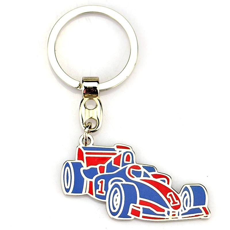 Cheap Custom Molded Keychain Metal Enamel Car Key Chains