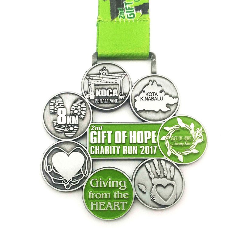 Running Sport Medals Custom Made Metal Medallion Award Medal