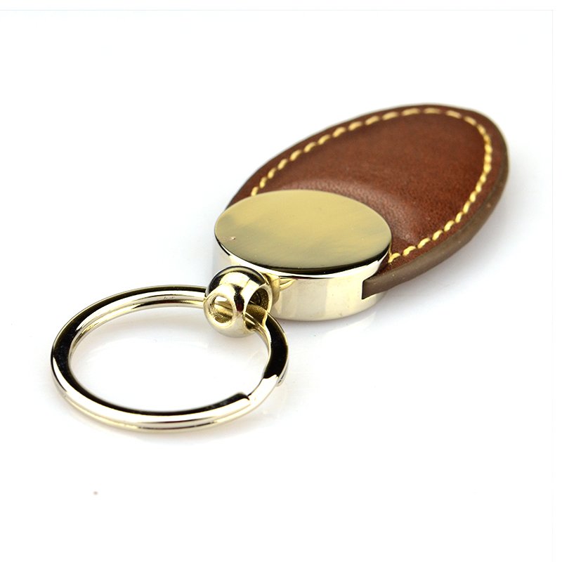 Oem Keychain Men Pu Leather Key Chain Custom Bulk Key Rings