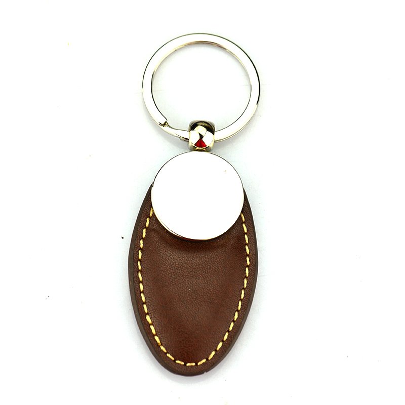 Pu Leather Keyring Brief Designer Keychain Key Fob Vintage Key