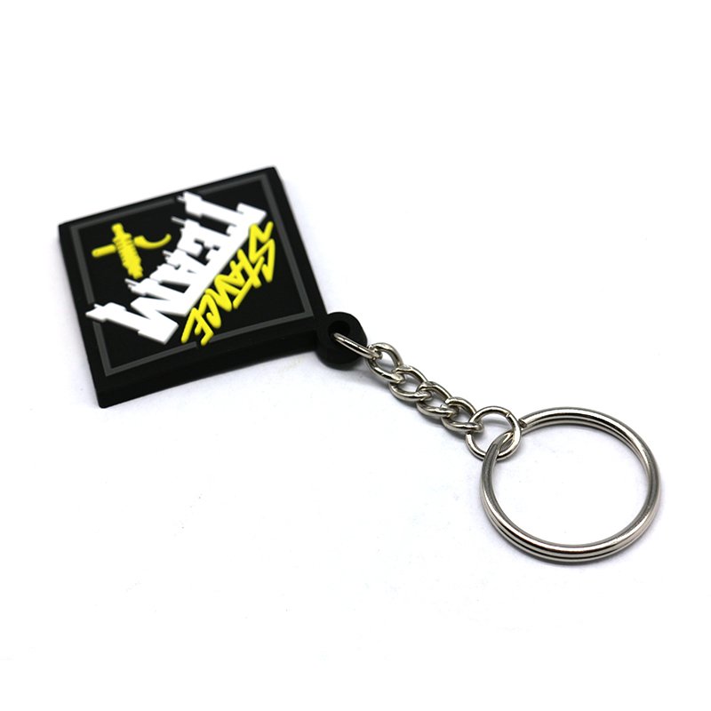 Wholesale cheap 3D soft pvc keychain Rubber Key Chains