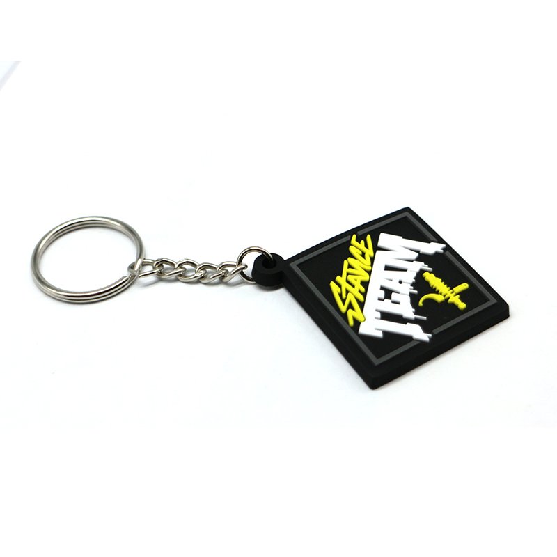 Wholesale cheap 3D soft pvc keychain Rubber Key Chains