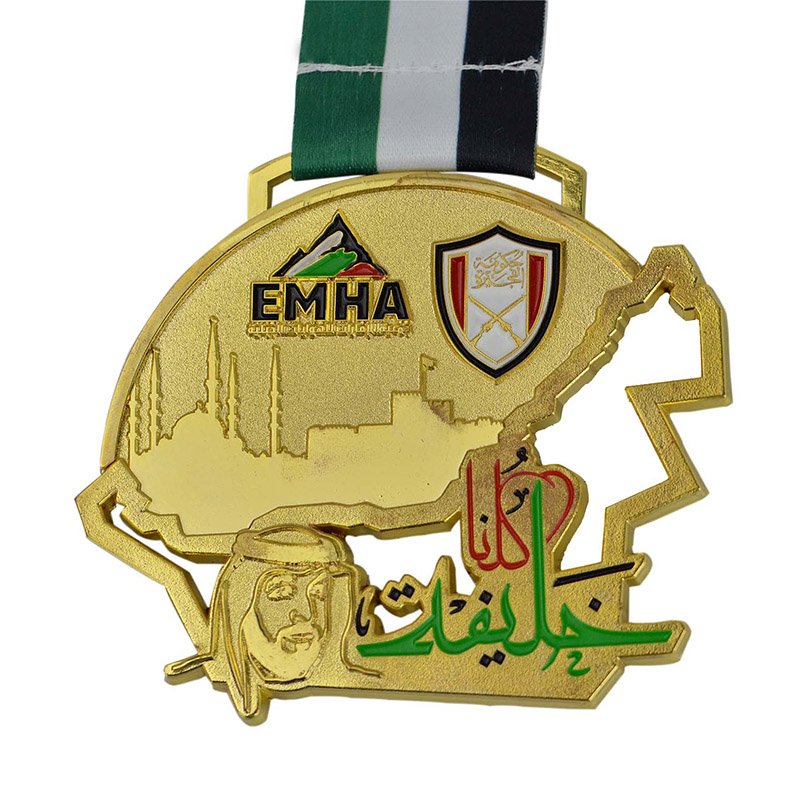 Oem Professional Medal Supplier Cheap Enamel Logo Gold Medal