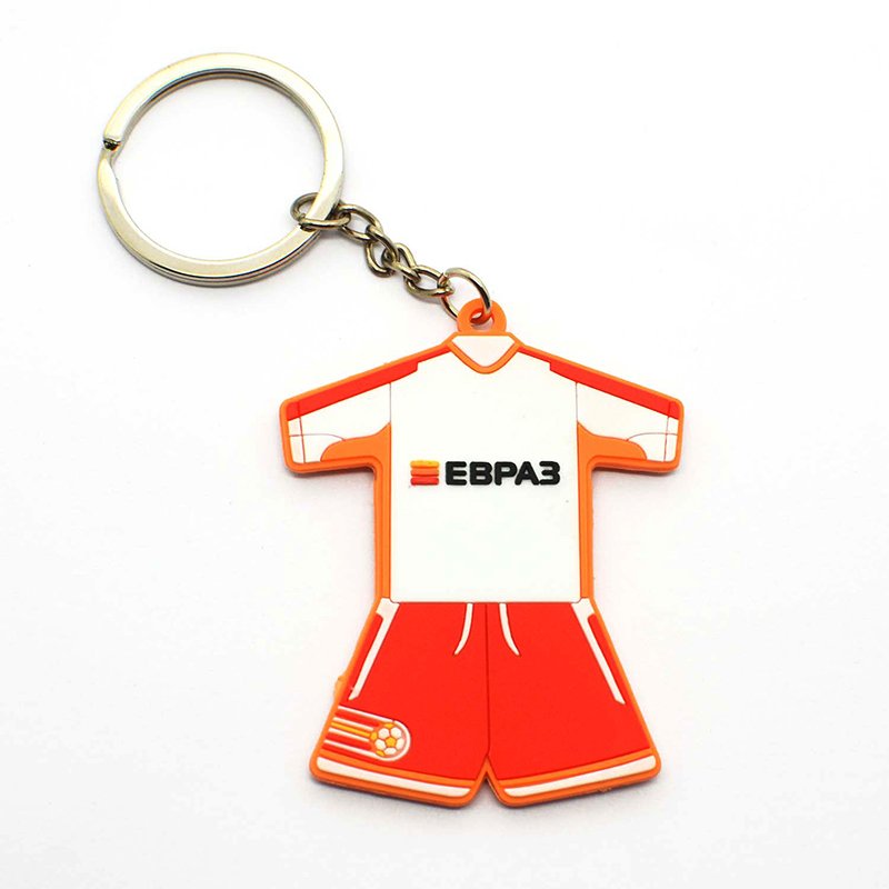 Silicone Key Ring Custom Sports Keychain Soft Pvc Key Chains