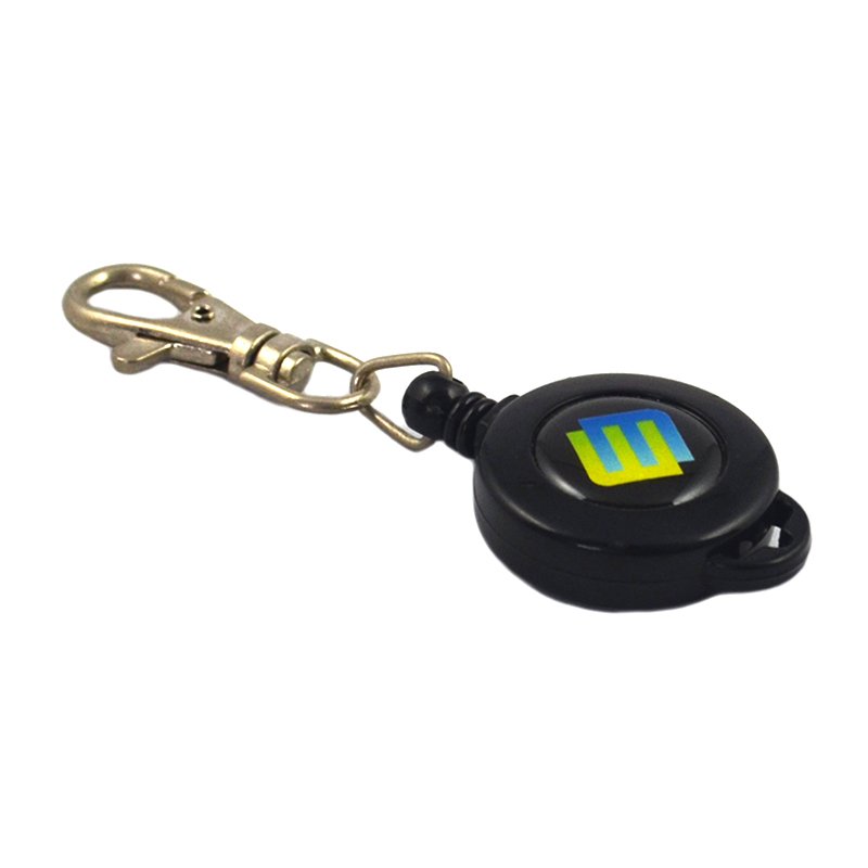 Custom Id Holder Keychain Personalized Retractable Key Chain