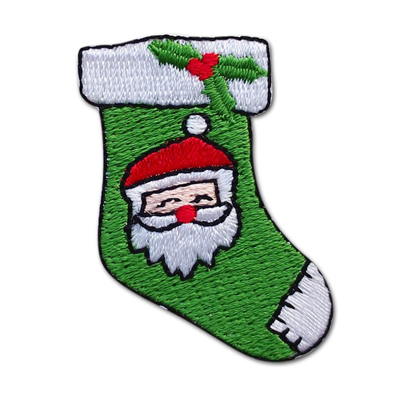 Bulk Christmas Badges Custom Sew On Embroidery Patch For Clothes