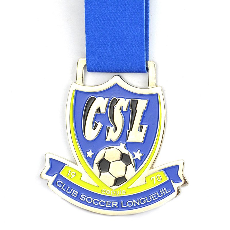 Soccer Medals Metal Custom Sports Medals Enamel Medallion Bulk