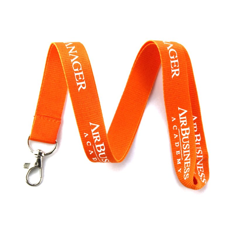 Custom Neck Keychain Heat Transfer Polyester Strap Key Chains