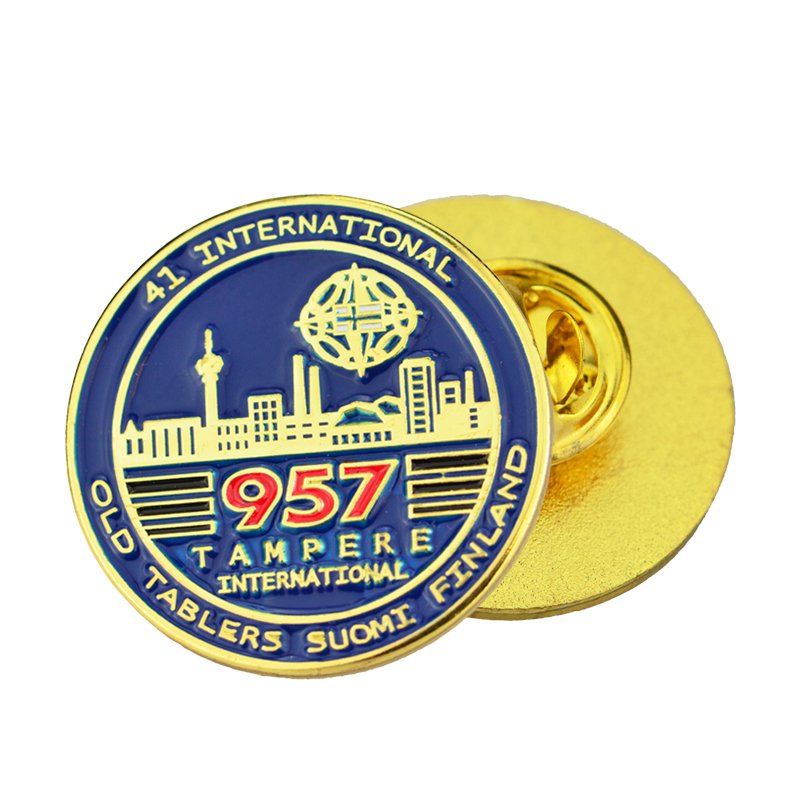 Factory Personalised Pin Badges Metal Enamel Pin Lapel Custom