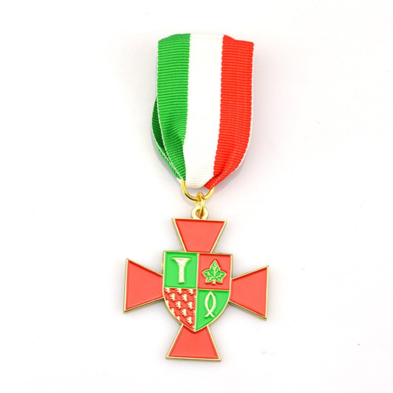 Custom Army Medal Metal Enamel British Military Medals For Sale