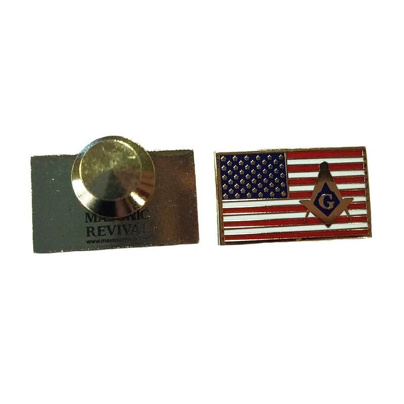 American Flag Badges Pin Enamel Custom Bulk Lapel Pins Metal