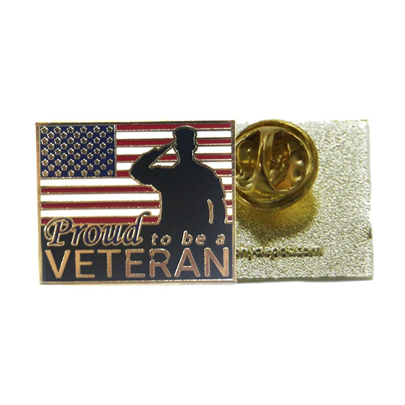 American Flag Badges Pin Enamel Custom Bulk Lapel Pins Metal