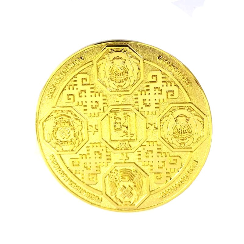 Custom Gold Dollar Coin Stamping Double Side 2D Metal Coin