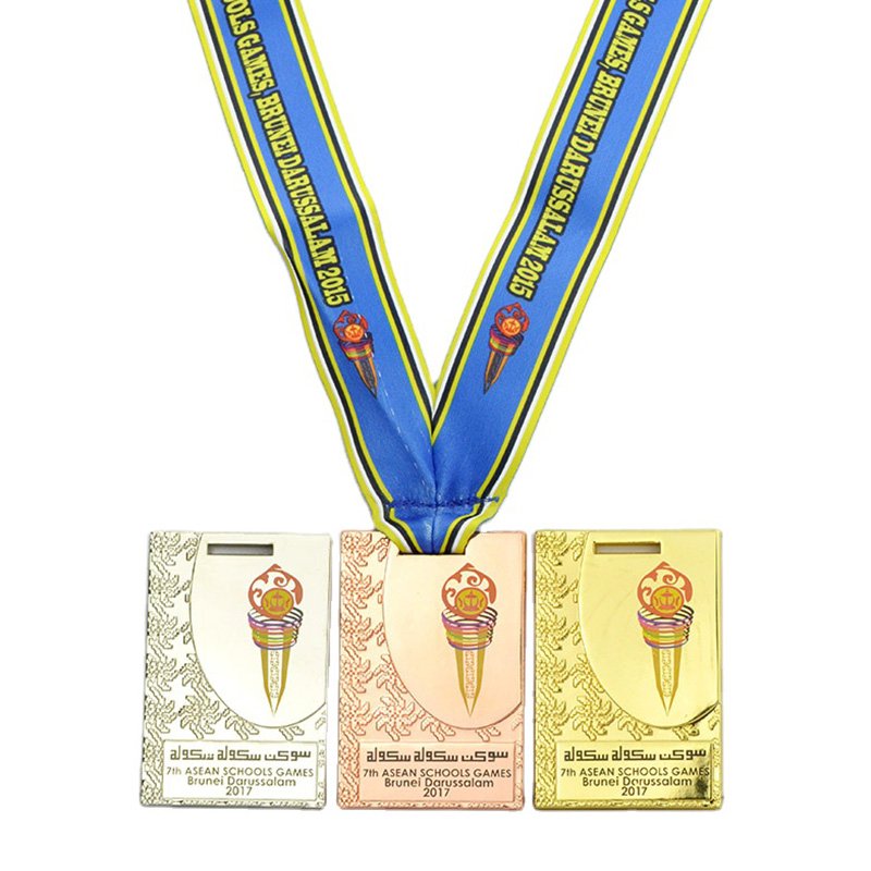 Blank Sport Medallion Custom Logo Metal Medal With Lanyard