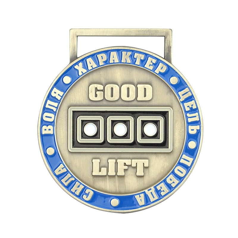 Gold Plated Medallion Custom Made Your Own 2D Metal Medal