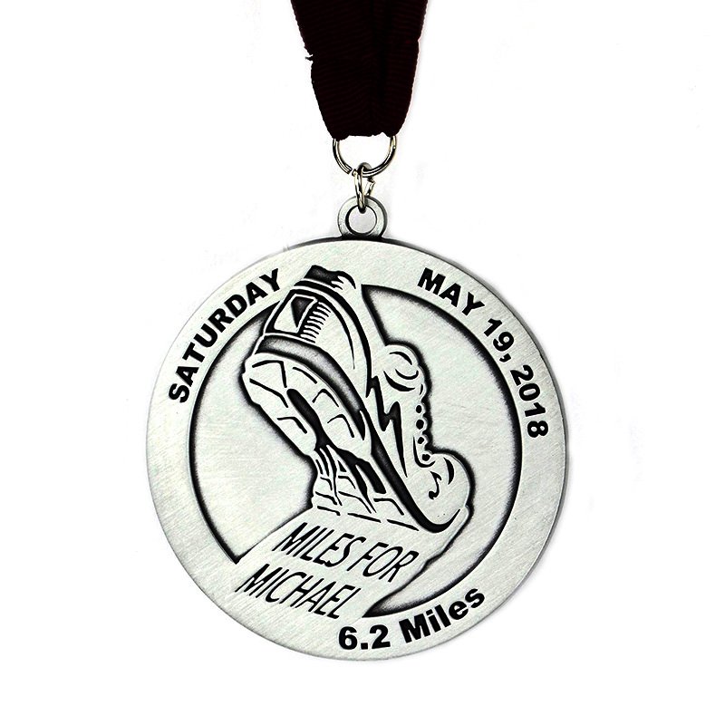 Trophies And Awards Metal Custom Logo Sports Medal With Lanyard