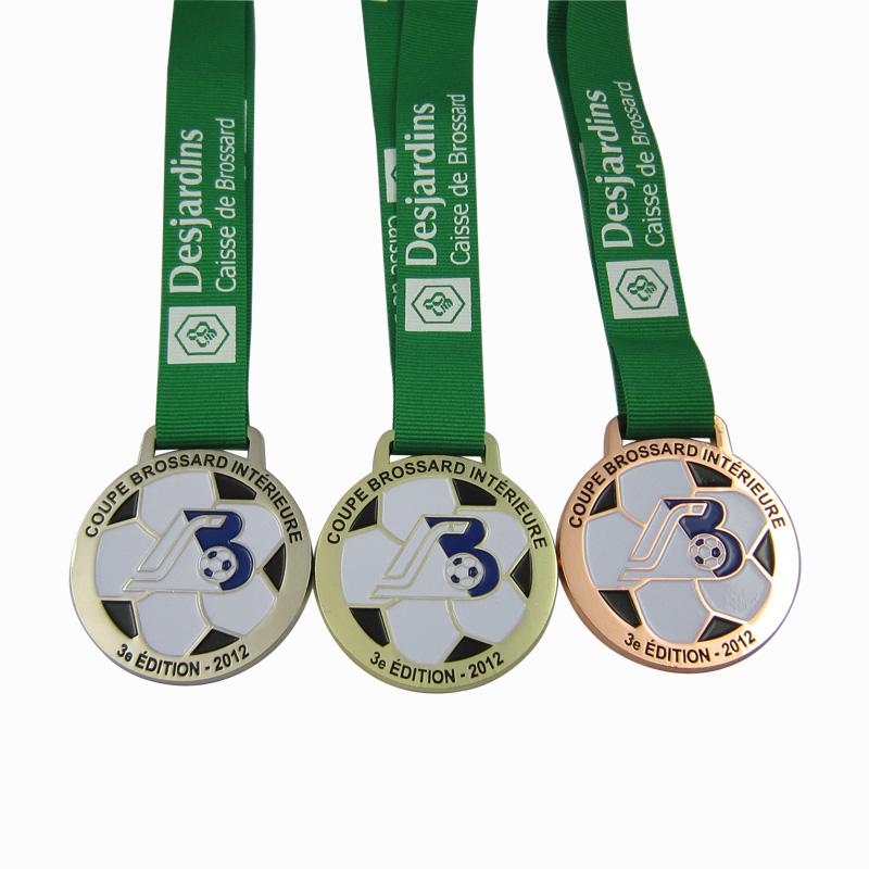 Sports Medals And Ribbons Custom Make Your Own Logo Metal Medal