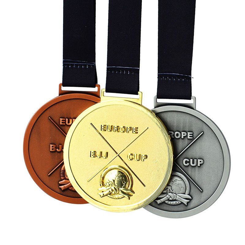 Sports Medals And Ribbons Custom Make Your Own Logo Metal Medal