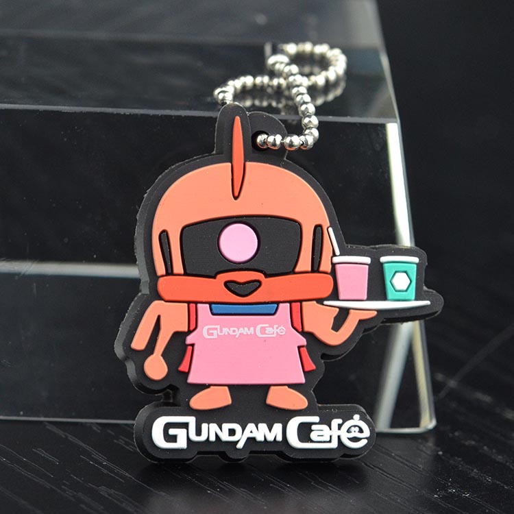 Soft Pvc Rubber Anime Keychain Charms With Custom Logo