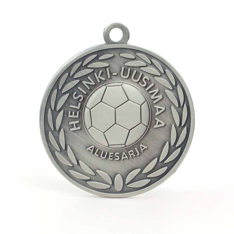 Stamped 3D Sports Gold Football Medals And Metal Soccer Trophies