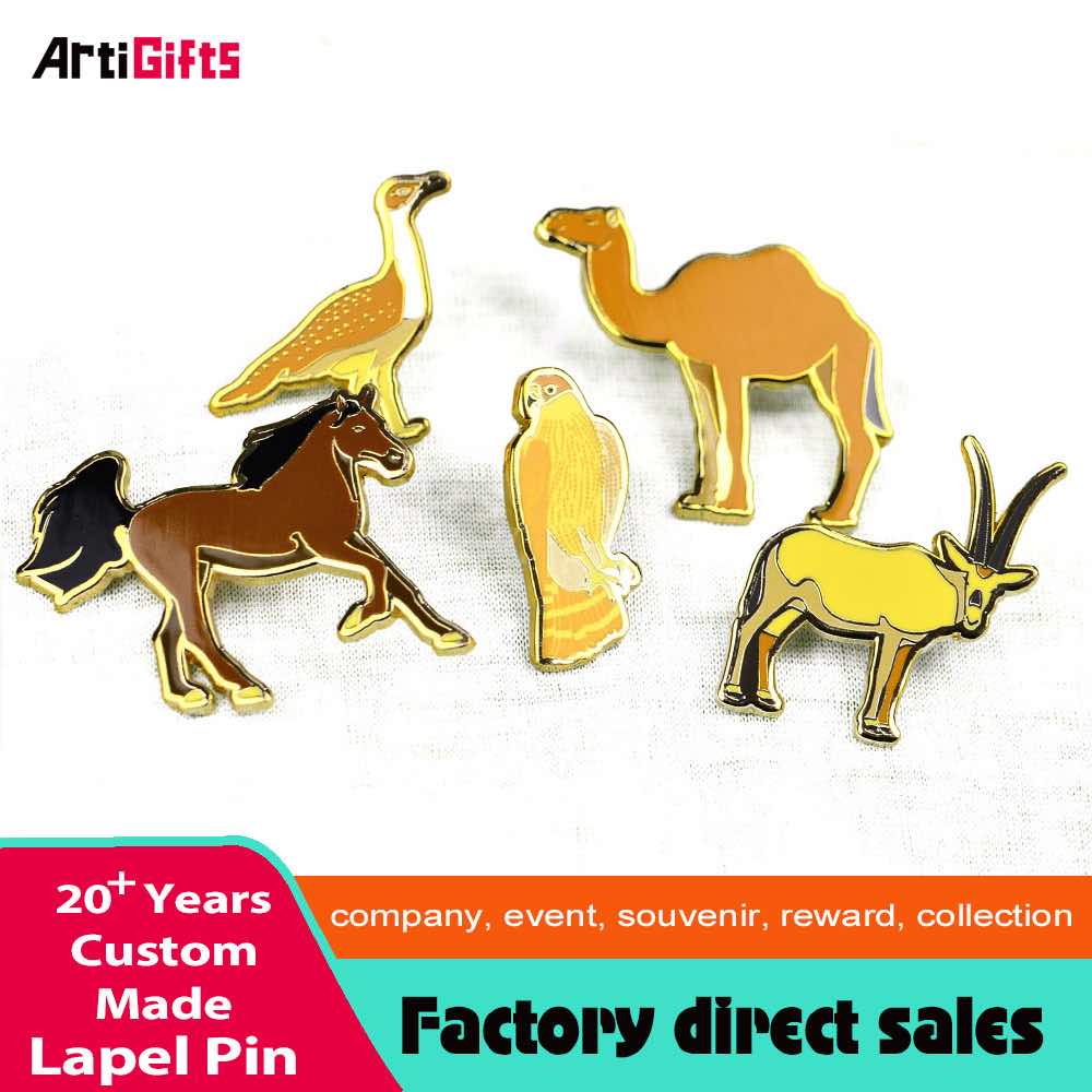 Have Your Own Limited Edition Animal Enamel Pins Manufactuer Made Custom