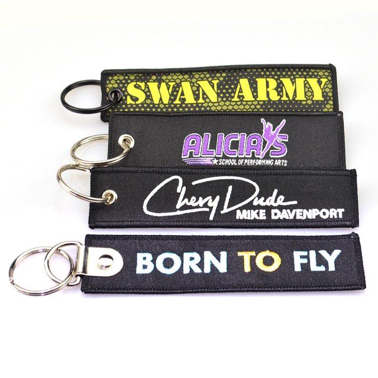 Make Your Own High Quality Embroidery Key Chain Luxury With Names For Handbag