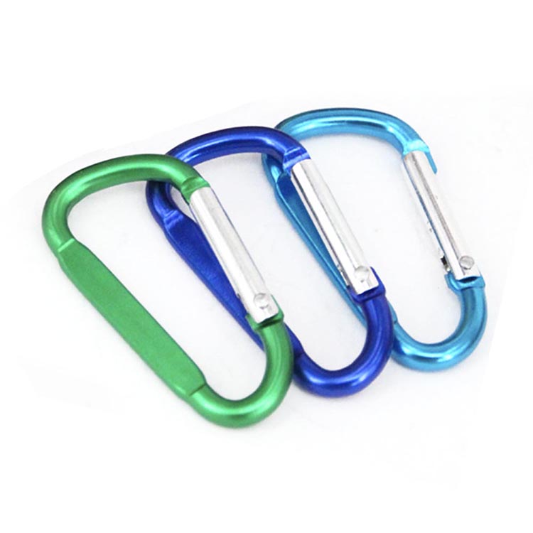 Stainless Steel Locking Promotional Carabiner Keychain Key Chain Wholesale