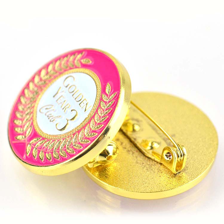 Custom Brooch Pins Metal Logo Wholesale Cheap Soft Enamel Lapel Pin Badge