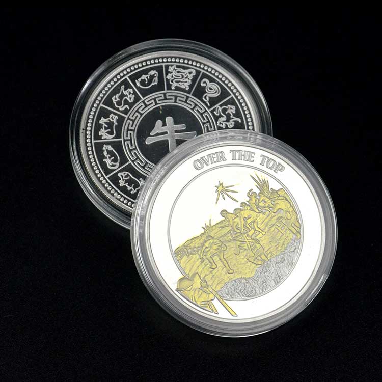 Silver Proof Coin Custom Made Usa Challenge Coin 3D