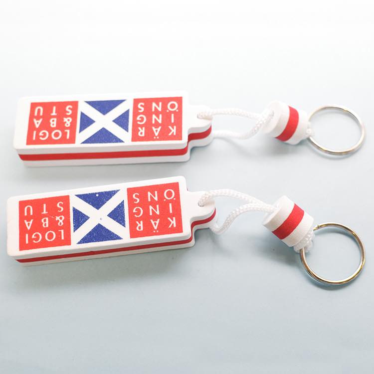 Customized Foam Floating Keychain Key Chain Eva Custom Logo