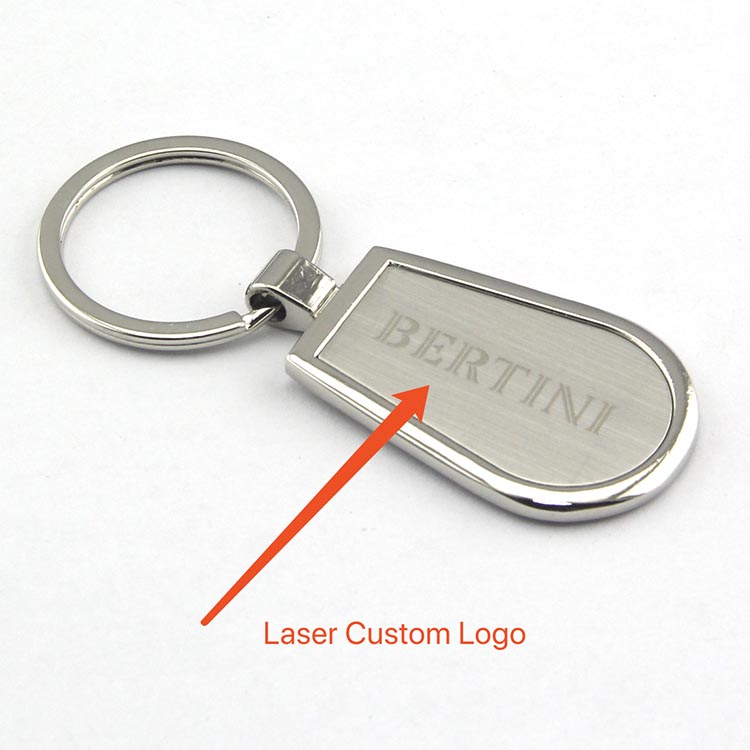 Metal New Key Ring Blanks And Key Chain Laser Logo