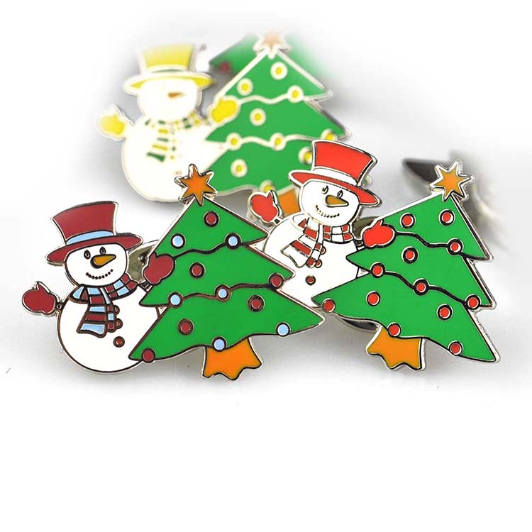 Cute Enamel Pins Assorted Christmas Pin Custom Hard Enamel