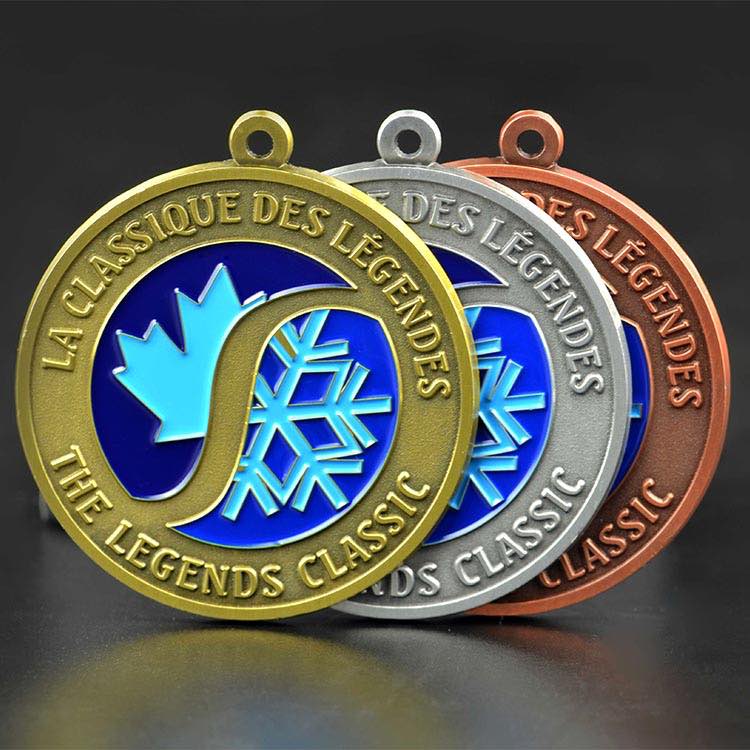 Custom Design Enamel Medals Gold Silver Bronze