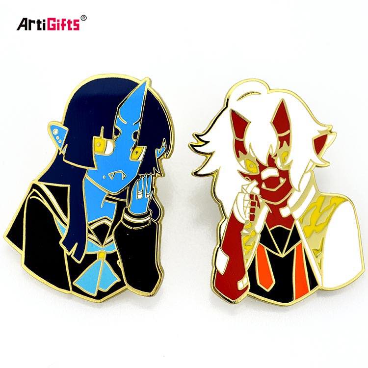 OEM Pins Manufacturer Custom Metal Anime Hard Enamel Pin