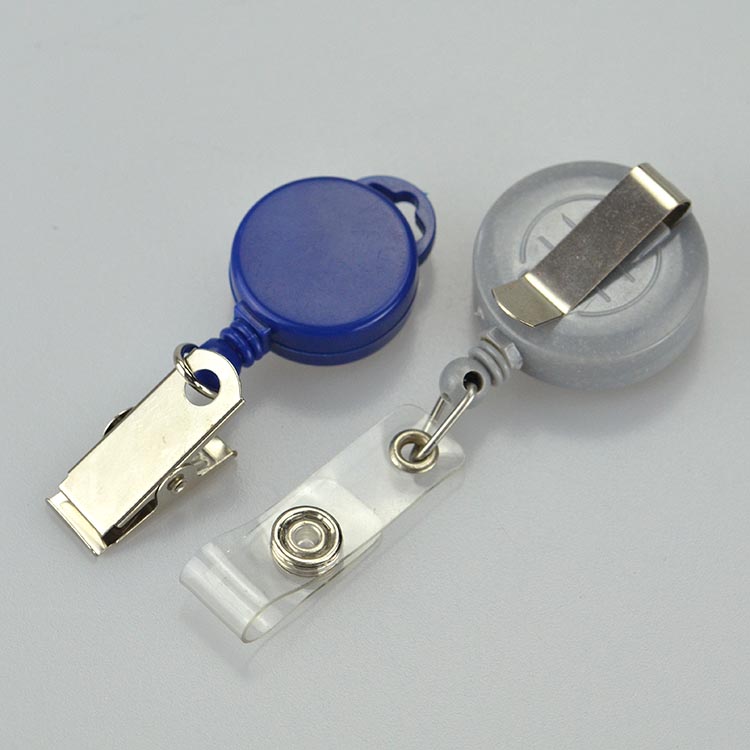 Bulk Blank Cute Badge Reel Retractable Wholesale With Hook